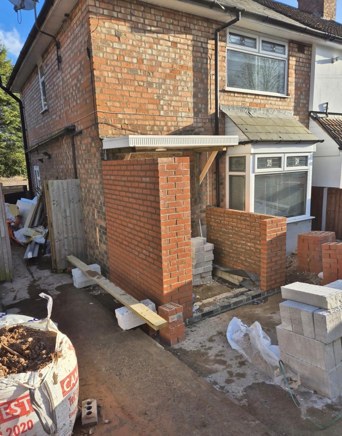 Front Porch Build in Acocks Green