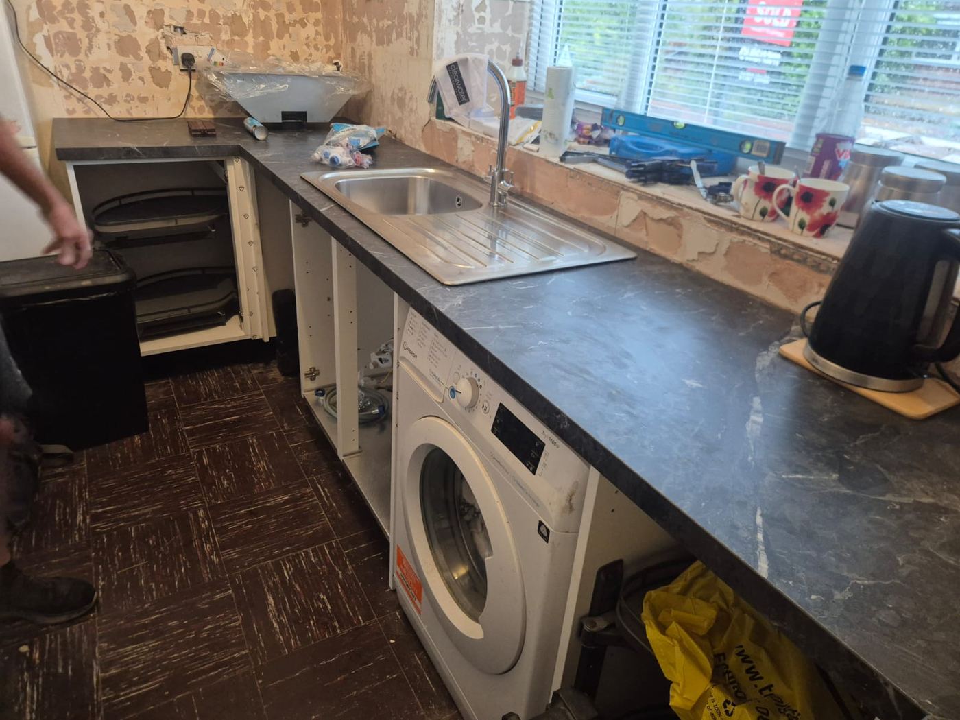 Before — the job as we found it
