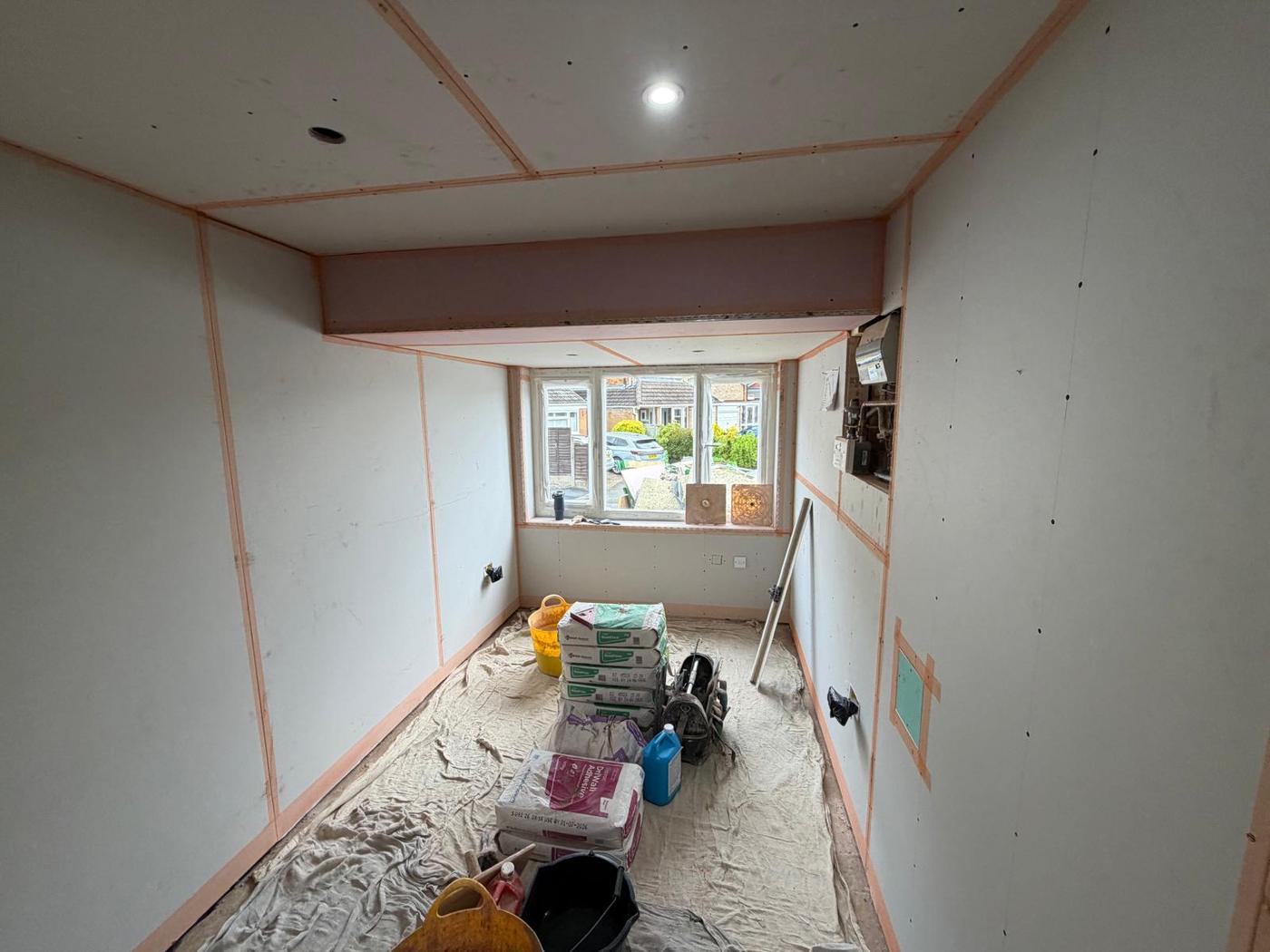 Plastering & Rendering carried out by Trio Construction Group in Solihull and Birmingham